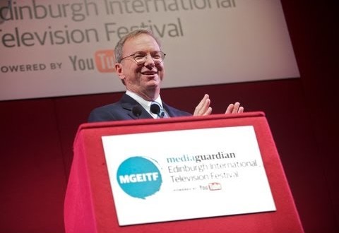 Watch Eric Schmidt delivering the James MacTaggart lecture | News Watch Eric Schmidt delivering the James MacTaggart lecture | News