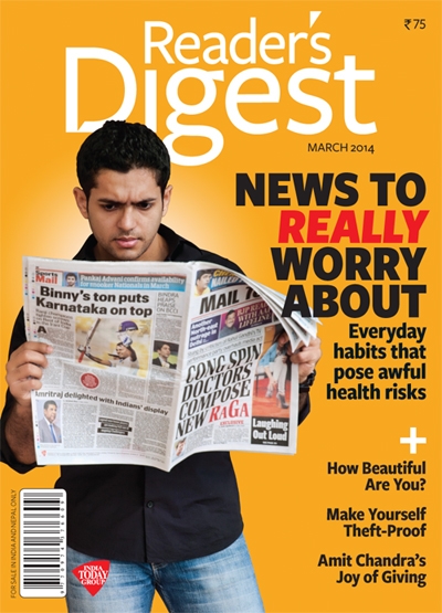 Reader's Digest India - March 2014 Issue - Cover Page