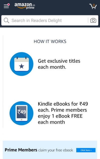 One Free Ebook Every Month For Amazon India Prime Members | August 2019 Catalog
