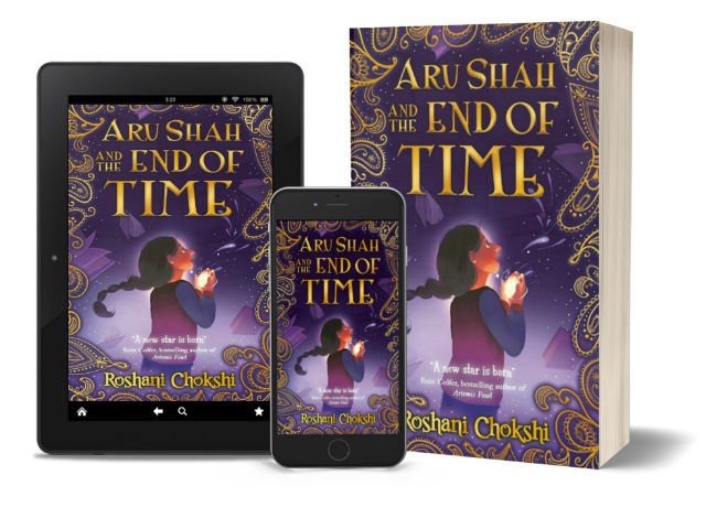Aru Shah and the End of Time - Pandava Series by Roshani Chokshi | Book Cover