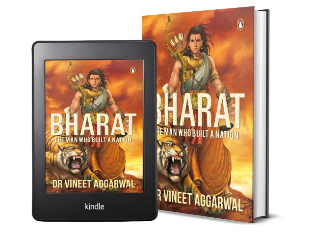 Bharat - The Man who Built A Nation by Dr. Vineet Aggarwal | Book Cover