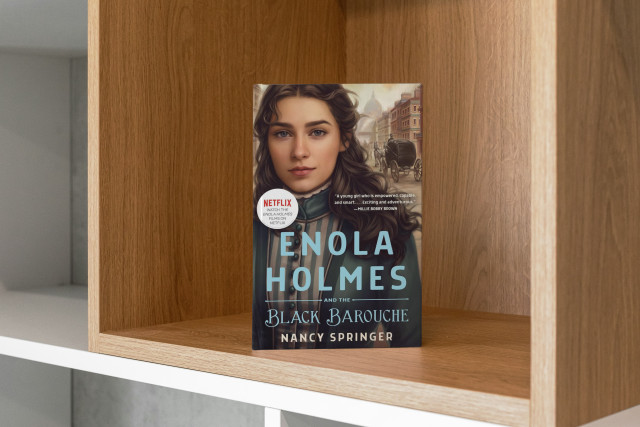 Enola Holmes and the Black Barouche | Book Cover