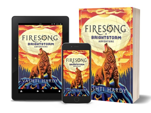 Firesong by Vashti Hardy | Book Cover