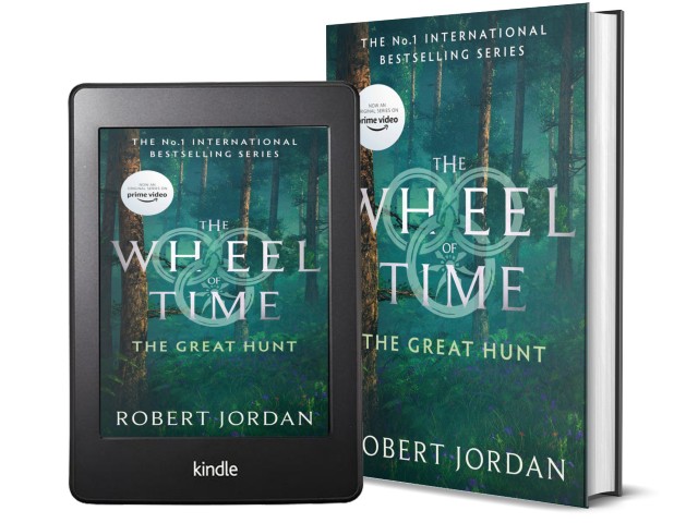 The Great Hunt - The Wheel of Time Series by Robert Jordan - Book 2 | Book Cover