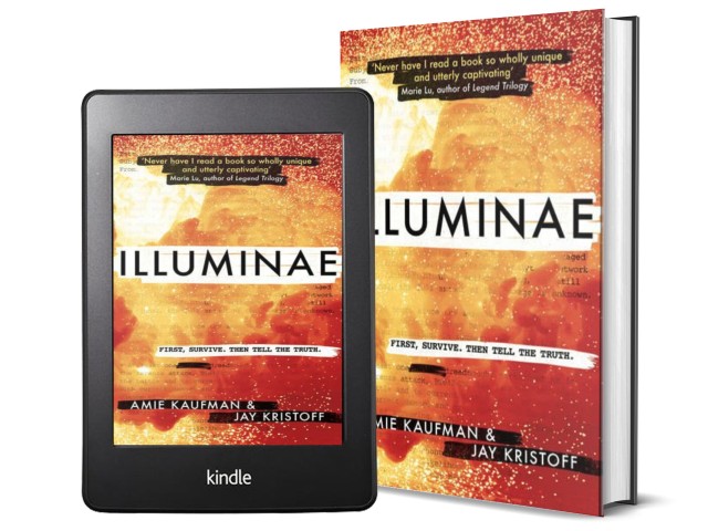 Illuminae by Amie Kaufman and Jay Kristoff | Book Cover