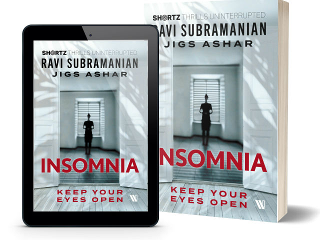 Insomnia| Short Thriller By Ravi Subramanian And Jigs Ashar | Book Cover
