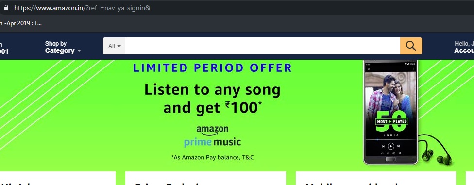 Amazon Prime Music | Play And Win Contest