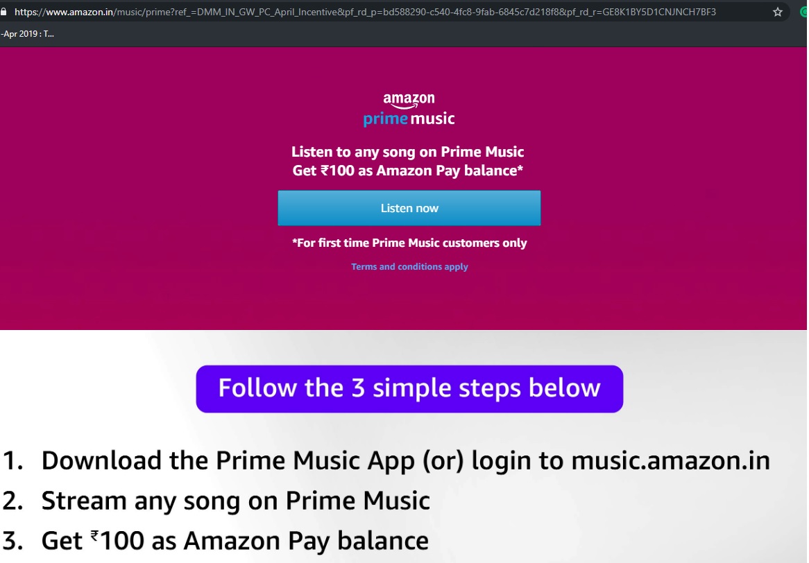 Amazon Prime Music | Play And Win Contest