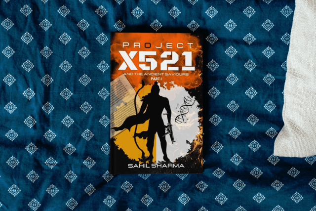 Project X521: and the ancient saviours | A SciFi Thriller By Sahil Sharma | Book Cover