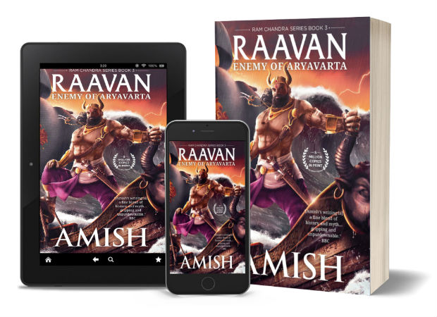 Raavan: Enemy of Aryavarta | Book 3: Ram Chandra Series By Amish Tripathi | Cover Page