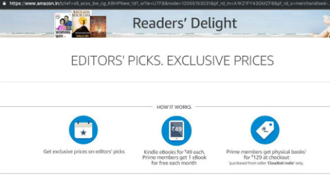 Amazon India - Reader's Delight Program | Details