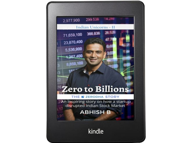 Zero to Billions - The Zerodha Story By Ashish B. | Book Cover
